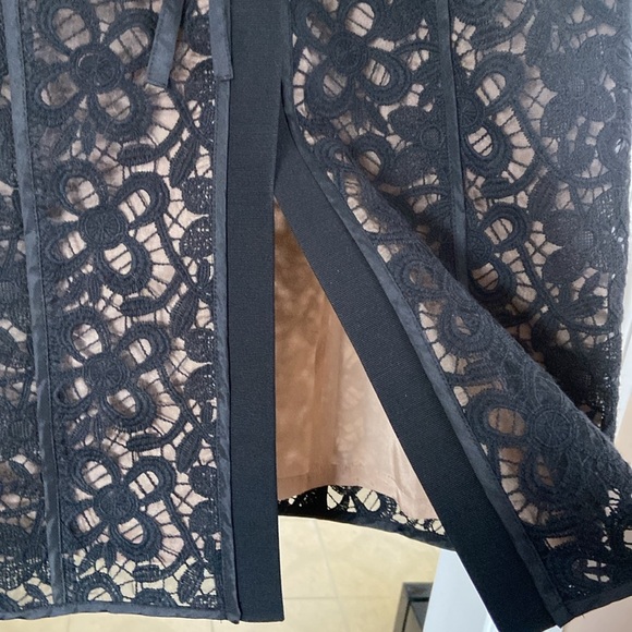 Hoss Intropia - Black Lace Jacket Dress Sophisticated & Timeless - Picture 7 of 12